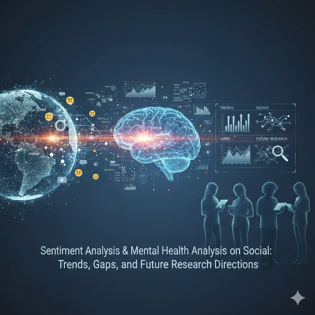 Sentiment Analysis & Mental Health Analysis on Social Media: Trends, Gaps, and Future Research Directions